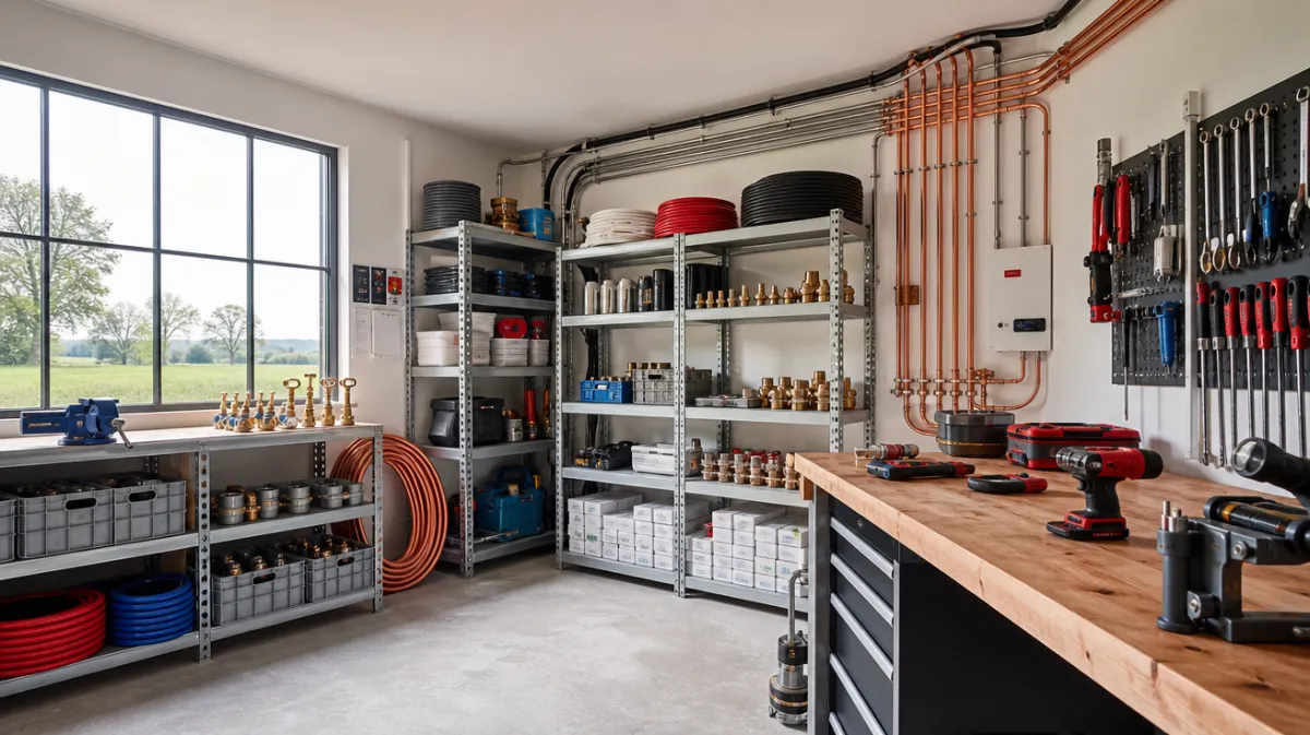 Installation robinetterie moderne