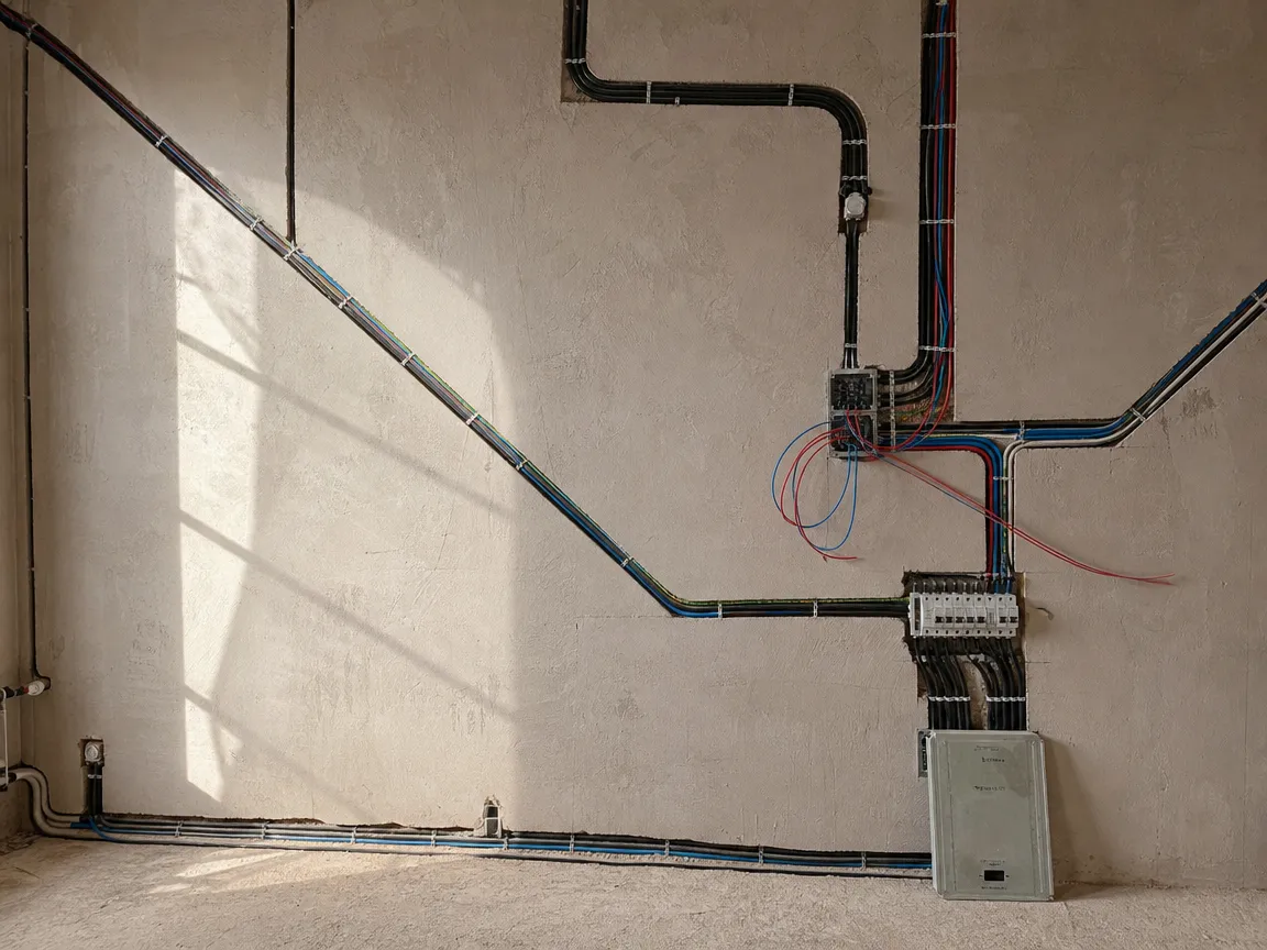 Câblage réseau et prises électriques